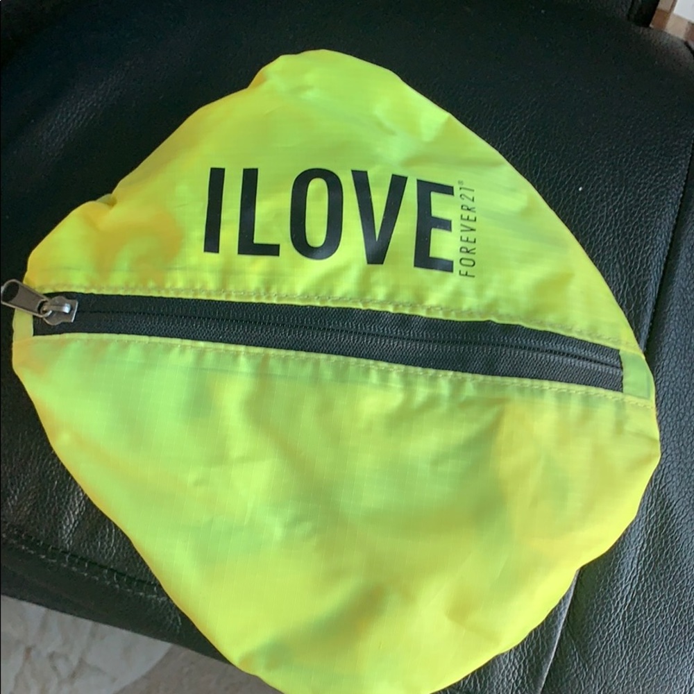 Forever 21 reusable tote bag.